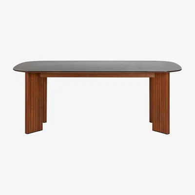 Heal's Heal's Riga Dining Table in Grey Ceramic