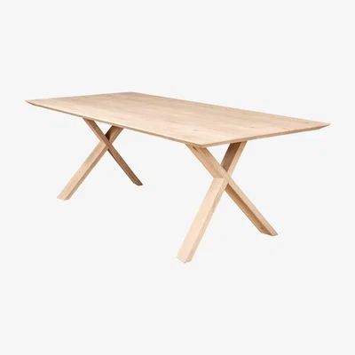 Heal's Heal's Oslo Table 240x100cm Smoked Oak Chamfered Edge Filled - Heal's UK Furniture