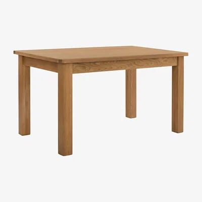 Homebase Norbury 6 Seater Dining Table - Oak