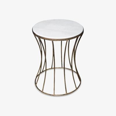 IO Living Iron and marble side table