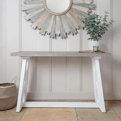 IO Living The White and Grey Console Table