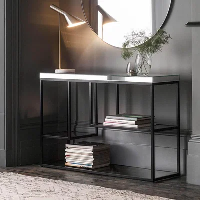 IO Living The Designer Console Table in Black