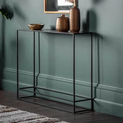 IO Living The Metal Frame Console Table Antique Gold