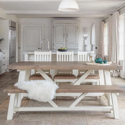 IO Living Modern Farmhouse Extending Dining Table (2m)