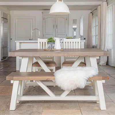 IO Living Modern Farmhouse Extending Dining Table (1.6m)
