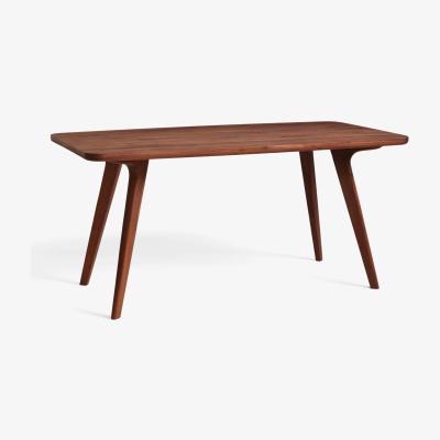 John Lewis John Lewis Cara 4 Seater Dining Table, American Black Walnut