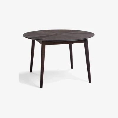 John Lewis Croft Collection Iona 4-6 Seater Extending Round Dining Table, Black