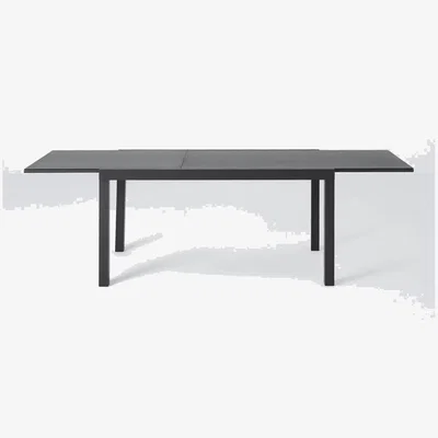 John Lewis John Lewis Tampa Rectangular Extendable Garden Dining Table, Grey
