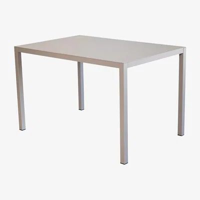 John Lewis Fiam Aria Rectangular Garden Dining Table, 120cm, Cappucino