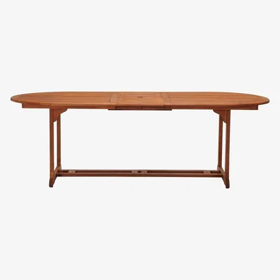 John Lewis John Lewis & Partners Venice Extending Garden Dining Table, FSC-Certified (Eucalyptus), Natural