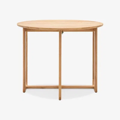 John Lewis Gallery Direct Vail Folding Round Dining Table, Natural