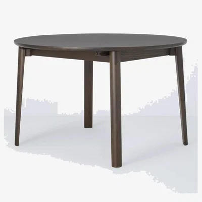 John Lewis John Lewis Notch Extending 4-6 Seater Round Dining Table, Dark Stain