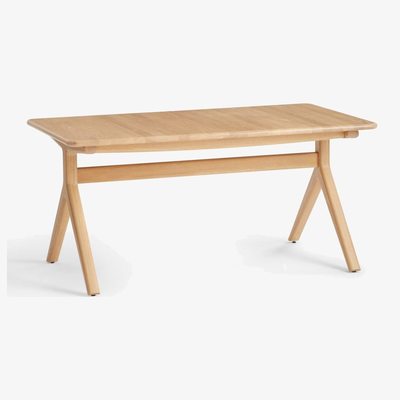 John Lewis John Lewis & Partners Poise 6-8 Seater Extending Dining Table, Oak