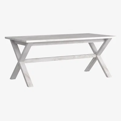 John Lewis Laura Ashley Alderbury Dining Table, White