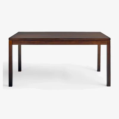 John Lewis John Lewis Medan 6 Seater Fixed Dining Table, Dark Stain