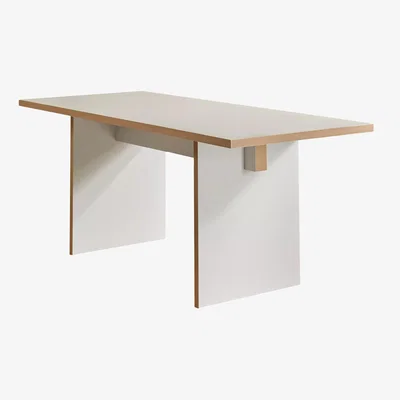 John Lewis MADE Zayla 6 Seater Dining Table, Grey