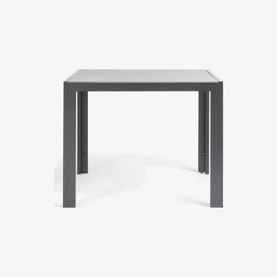 John Lewis John Lewis & Partners Miami Glass 4-Seat Garden Table, Grey