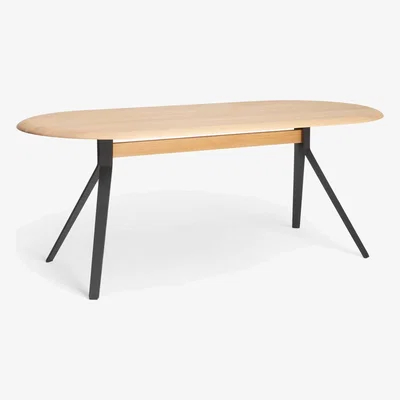 John Lewis John Lewis & Partners Arc 8 Seater Dining Table, Oak
