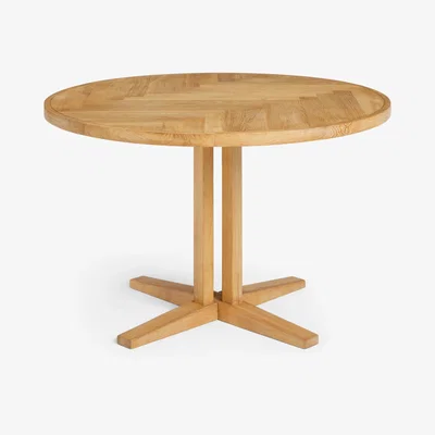 John Lewis John Lewis Estate 4 Seater Round Dining Table Table, Natural