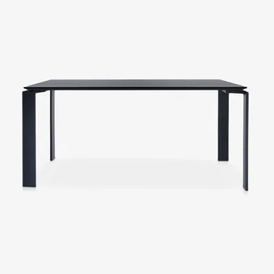 John Lewis Kartell Four Dint Dining Table, Black