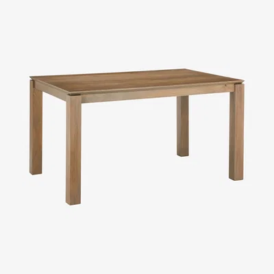 John Lewis John Lewis & Partners Asha Wooden 6 Seater Dining Table, Grey