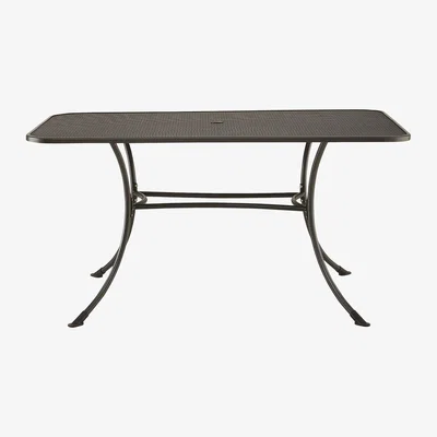 John Lewis John Lewis Henley by KETTLER 6-Seater Rectangular Garden Dining Table, Grey
