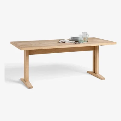 John Lewis John Lewis & Partners Estate 6 Seater Dining Table, Natural