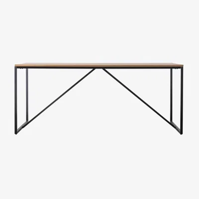Knees Trikala 180cm Oak Veneer Dining Table - Natural