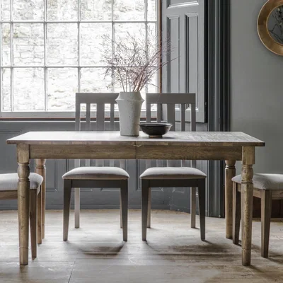 Knees Spencer 150cm-240cm Light Oak Extending Dining Table