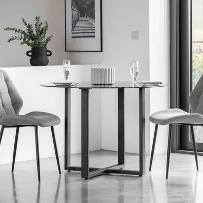 Knees Cillian Dining Table - Black