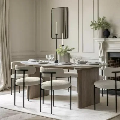 Knees Marstern 200cm Dining Table - Grey Wash