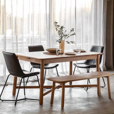 Knees Kingsly 150cm-200cm Light Oak Extending Dining Table