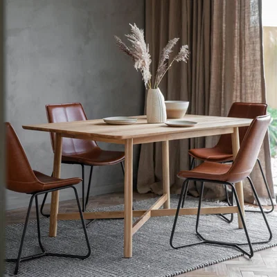 Knees Kingsly 150cm Light Oak Dining Table