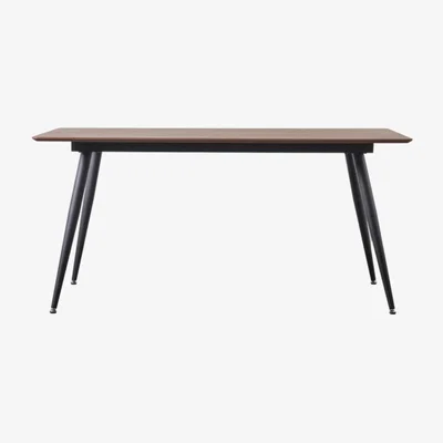 Knees Ashton 160cm Oak Veneer Dining Table - Brown