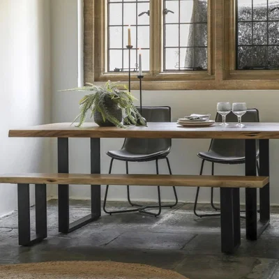 Knees Chisbury 200cm Acacia Dining Table - Natural