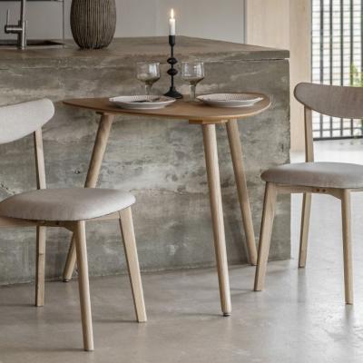 Knees Ashford 90cm Oval Dining Table - Natural