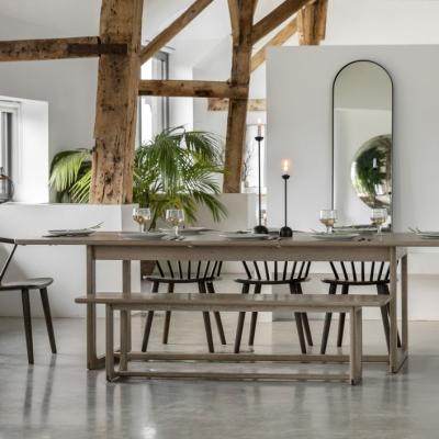 Knees Craft Extendable Oak Dining Table - Smoked