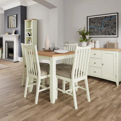 Knees Galileo 75cm Wood Dining Table - White