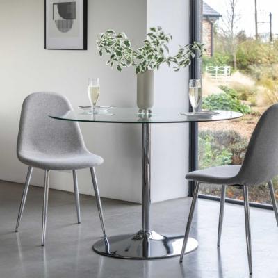 Knees Somerton Dining Table - Clear