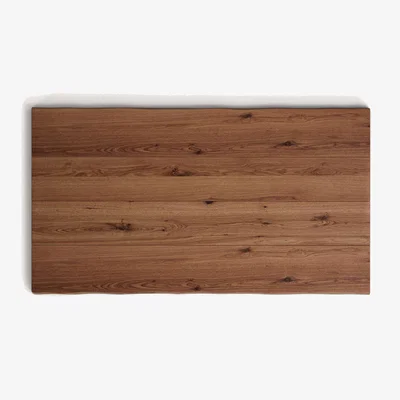 Kave Home Argo table top in aged oak veneer, 180 x 100 cm