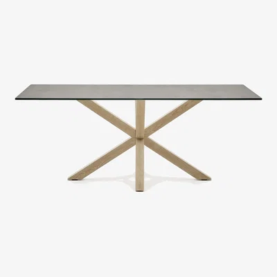 Kave Home Argo Table200x100, Hightech Porcelain Iron Moss