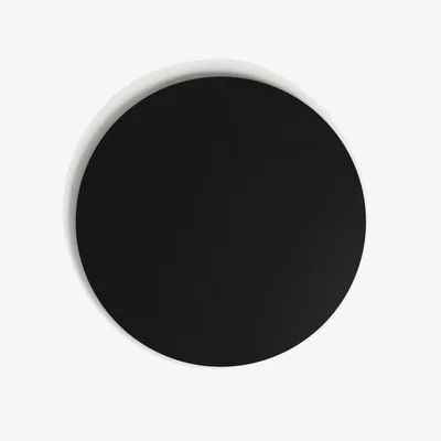 Kave Home Argo round, black lacquered, MDF table top, Ø 120 cm
