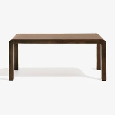 Kave Home Erisia extendable table in solid oak wood with a dark walnut tone finish 180 (230) x 90 cm FSC 100%