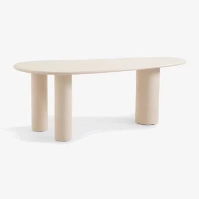 La Redoute Oyata Concrete Effect Oblong 6-Seater Dining Table