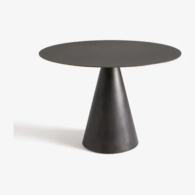 La Redoute Maÿra Round Lino Dining Table (Seats 3-4)