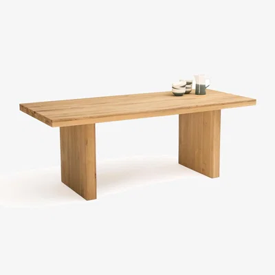 La Redoute Vova Solid Oak Dining Table (Seats 6/8)