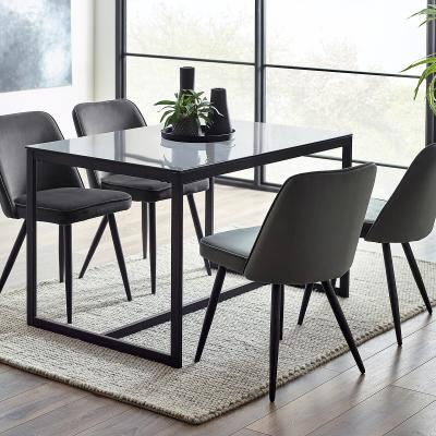 La Redoute Dallas Smoked Glass Dining Table (Seats 4)