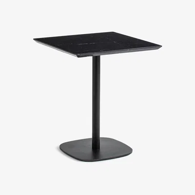 La Redoute Beldixe Black Marble Bistro Table