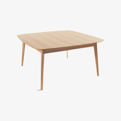 La Redoute Biface Oak Square Dining Table (Seats 8)
