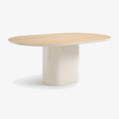 La Redoute Tamula Oak Veneered 6-8 Seater Dining Table